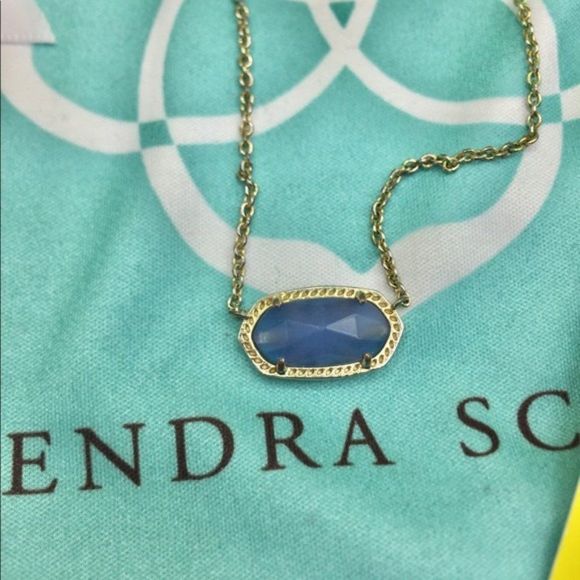 Kendra Scott Jewelry - Authentic KENDRA SCOTT Blue Stone Elisa Necklace